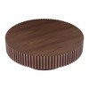 Dexmalle 35.43''Round Wood Handcraft Drum Coffee Table - 2 of 4
