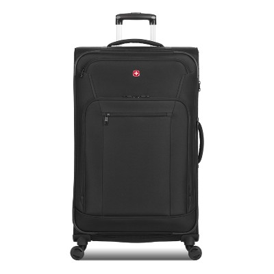 SWISSGEAR Zurich Softside Large Checked Suitcase - Black