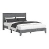 Galano Queen Payne Luxe Bed with Headboard – Concrete Cool Grey - 4 of 4