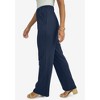 Jessica London Women's Plus Size Soft Ease Wide Leg Pant - 4 of 4
