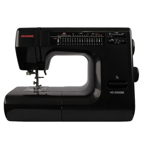 Janome Hd5000be Black Edition Heavy Duty Mechanical Sewing Machine : Target