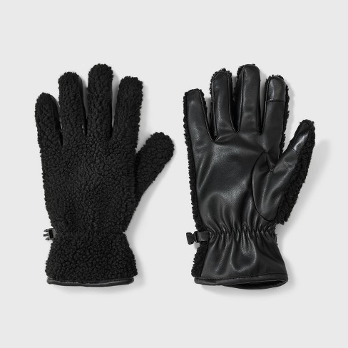 Mens leather hot sale gloves target