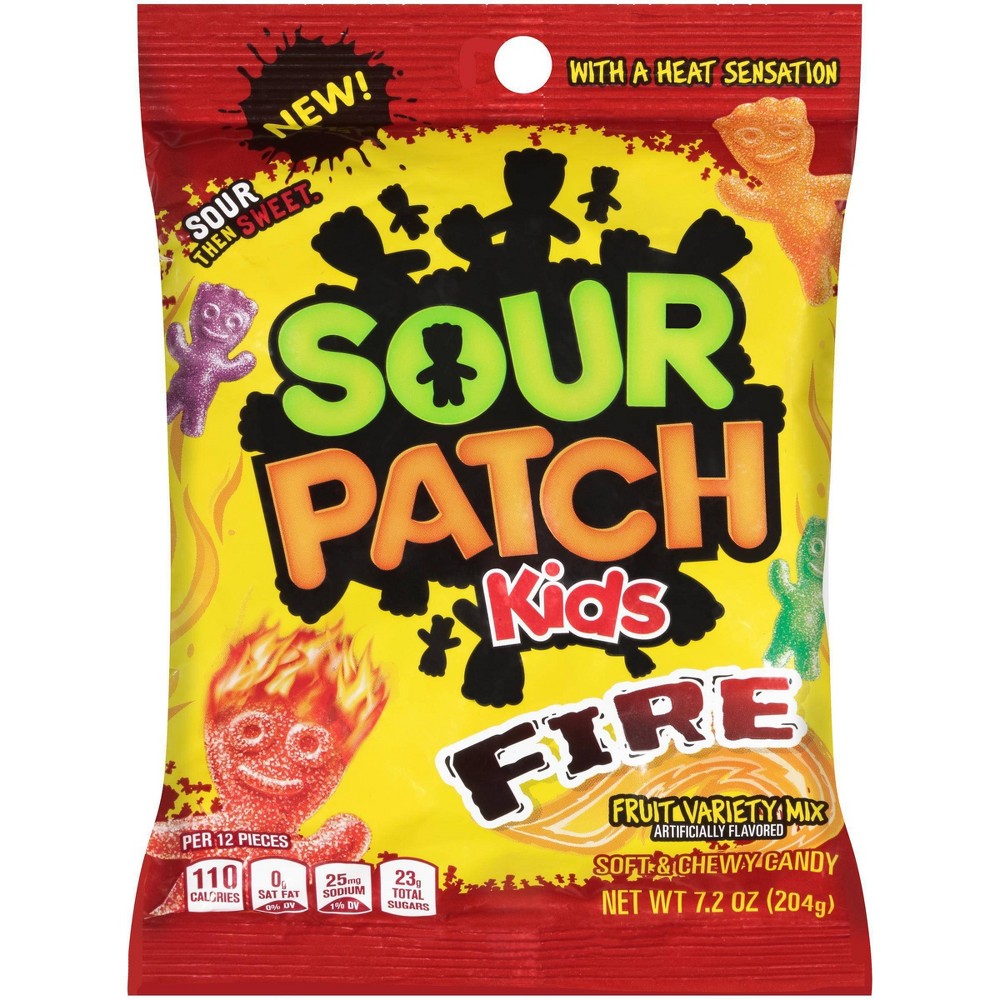 UPC 070462003987 product image for Sour Patch Kids Fire Chewy And Gummy Candy - 7.2oz | upcitemdb.com