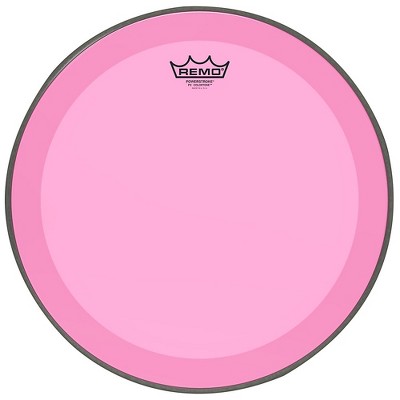 Remo Powerstroke P3 Colortone Pink Bass Drum Head 16 in.