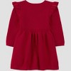 Carter's Just One You® Baby Girls' 2pc Holiday Sweater Dress - Red - 3 of 4