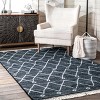 Nuloom Krystal Trellis Tassel Indoor Area Rug - 2 of 4