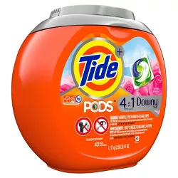 Tide Pods Laundry Detergent Pacs - Downy April Fresh - 41oz/43ct