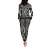 Blis Women's Crew Neck Pajama Set with Jogger - 3 of 4