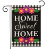 Briarwood Lane Everyday Burlap Garden Flag 12x18 For Outdoor Home Sweet Home Flowers Garden Flag Flags For Outside - 2 of 4