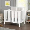 VYNXARIA Mini Crib With Mattress Pad White/Rockport Gray - 2 of 4