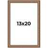 PosterPalooza | Slim Profile Gold Picture Frame - UV Acrylic, Foam Board Backing, Hanging Hardware - 2 of 4