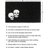 RugSmith White Machine Tufted Skeletons Doormat - 3 of 4