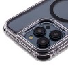 Reiko Heavy Duty Transparent 3-in-1 Hybrid Shockproof Anti-Fall Protective Magnetic Case for iPhone 15 PRO MAX - 3 of 3