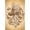 Trends International Brigid Ashwood - Sepia Bee and Rose Unframed Wall Poster Prints - 4 of 4