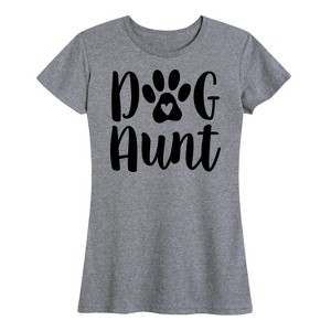 Women's - Instant Message - Dog Aunt Short Sleeve Graphic T-Shirt - 1 of 4