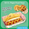 Big Dot of Happiness Pajama Slumber Party Paper Food Trays, Disposable Double-Sided Paper Food Holders for Nachos, Hot Dogs, French Fries - 12 Ct - 2 of 4