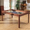 Solid Wood Board Game Table with Removable Table Top for 4-6 Players - 2 of 4