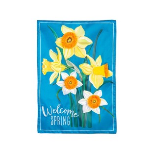 Spring Daffodils Applique Garden Flag - 1 of 2