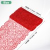 Unique Bargains Elastic Lace Fabric Ribbon Stretchy Trim Pattern for Bridal Wedding 1 Pc - 3 of 4