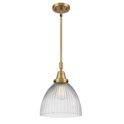 Seneca Falls - 1 Light Stem Hung Mini Pendant In Traditional Style-13.13 Inches Tall and 9.5 Inches Wide