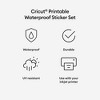 Cricut 6ct Waterproof Sticker Set US Letter: Clear Craft Cutting Materials, Compatible with Cricut Joy Xtra, Explore 3, Maker 3 - 3 of 4