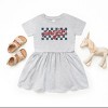 The Juniper Shop Checkered America Retro Toddler Dress - 3 of 4