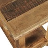 Jofran,Reclamation Rustic Reclaimed Solid Wood Chairside End Table with Storage Shelf - 3 of 4