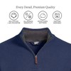 Lands' End Men's Bedford Rib Quarter Zip Sweater - 3 of 4