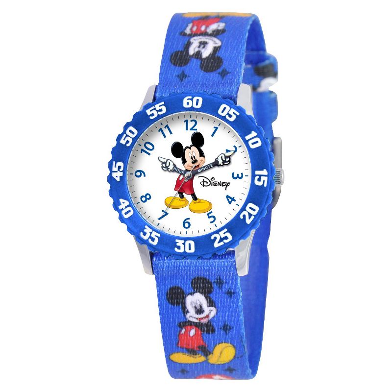 Boys' Disney Mickey Mouse Watch - Blue, 1 of 6
