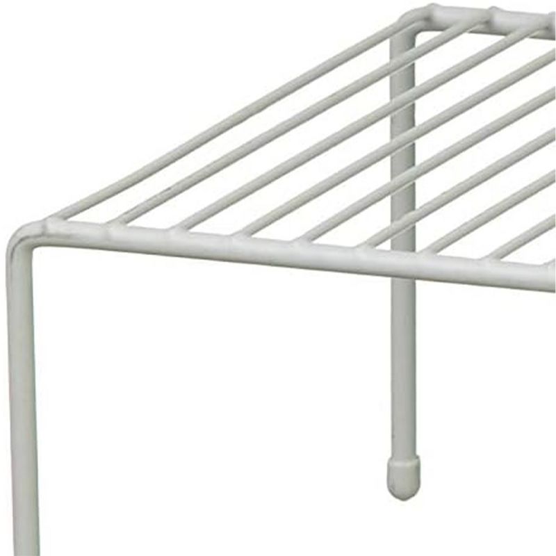 ClosetMaid 16.25'' x 8.38'' x 5.68'' Large Kitchen Wire Shelf Rack Organizer Unit For Countertops, Drawers, Cabinets, and Pantries, White, 4 of 8
