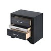 NicBex Modern Nightstand with 2 Drawers and 1 Jewelry Drawer with Sleek Metal Pulls Bebside Table for Bedroom, Living Room - 3 of 4