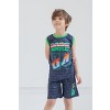Teenage Mutant Ninja Turtles Toddler Boys T-Shirt Tank Top and Shorts 3 Piece Outfit Set Black / Green 5T - 3 of 4