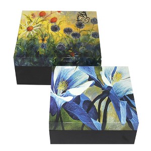 Essential Decor & Beyond 2 Piece Painting on MDF Box - 1 of 1
