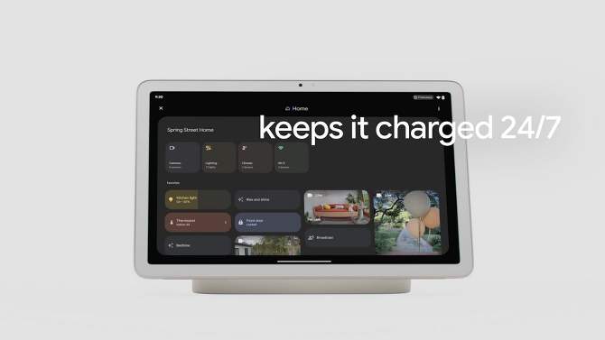 Google Pixel 11" Tablet with Charging Speaker Dock, 2 of 8, play video