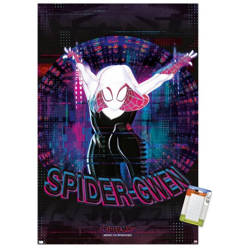 Spider Gwen Print, Spider-gwen Marvel Wall Art, Gwen Stacy Into