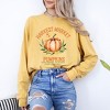 Simply Sage Market Women's Harvest Market Pumpkin Long Sleeve Garment Dyed Tee - 2 of 4