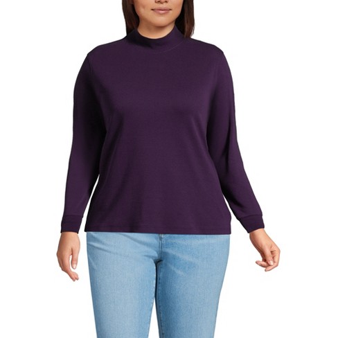 Lands end women's mock turtleneck shop