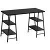 Sapphtopaz Home Office Desks 47.25" Contemporary Computer Desk with Open Storage Shelf Metal Frame Gaming Desk Office Desk for Home Office - 3 of 4