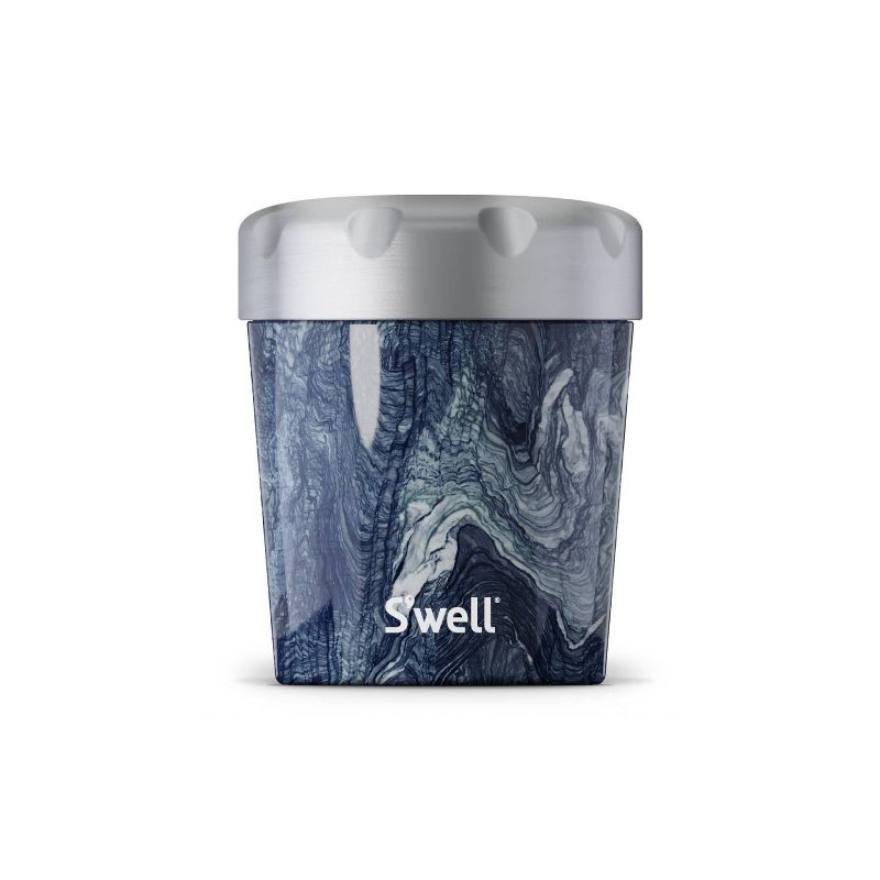 S&#39;well 16oz Ice Cream Pint Cooler Azurite Marble, 1 of 7