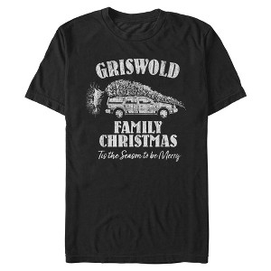 Men's National Lampoon's Christmas Vacation Griswold Distressed Logo T-Shirt - 1 of 4
