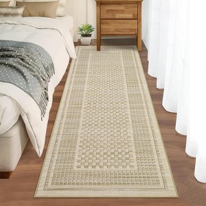 TackView Washable Rug Runners for Hallways Non Slip Runner Modern Non Slip Kitchen Rugs Farmhouse Entryway Rug - 1 of 4
