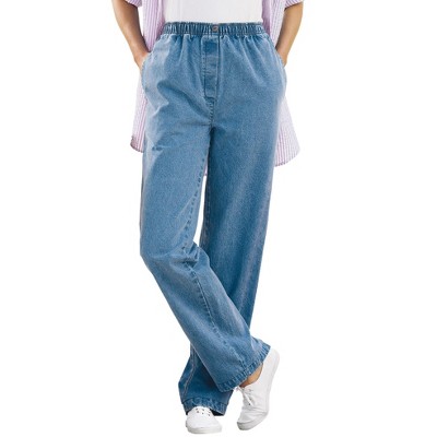 Woman Within Women's Plus Size Petite 7-Day Straight-Leg Denim Jean