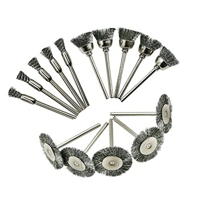 Moti Samarth Solid Wood Decor on Iron Stand in Sandblasted Gray (Set of 3)