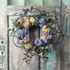 Hydrangea Floral Wreath 22"D - 3 of 3
