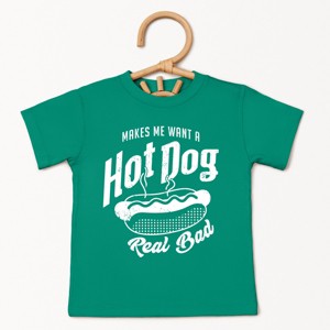 The Juniper Shop Makes Me Want A Hot Dog Real Bad Solid Toddler Short Sleeve Tee - 1 of 4