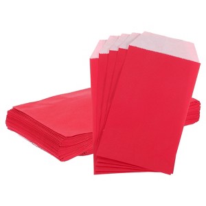 Unique Bargains Greaseproof Kraft Paper Bakery Cookies Candies Pastry Bags 100 Pcs - 1 of 4