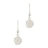SHINE by Sterling Forever Sterling Silver Fishhook Disc Drop Earrings - 3 of 3