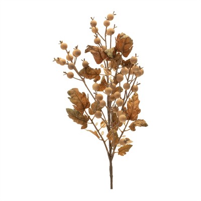 Fall Oak Leaf and Berry Spray (Set of 6)