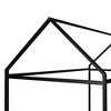 Twin Size House Bed Frame, Kids Bed Frame Metal Platform Bed Floor Bed for Kids Boys Girls No Box Spring Needed - 3 of 4