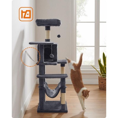 Feandrea 56.3'' Beige Multi-Level Cat Tree with Sisal Posts